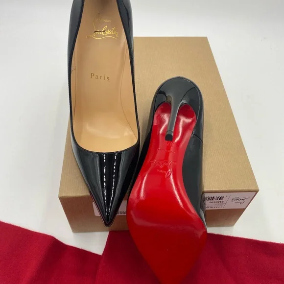 Women’s Christian Louboutin so Kate 120 patent Pumps size 37.5 made in … - Picture 6 of 11